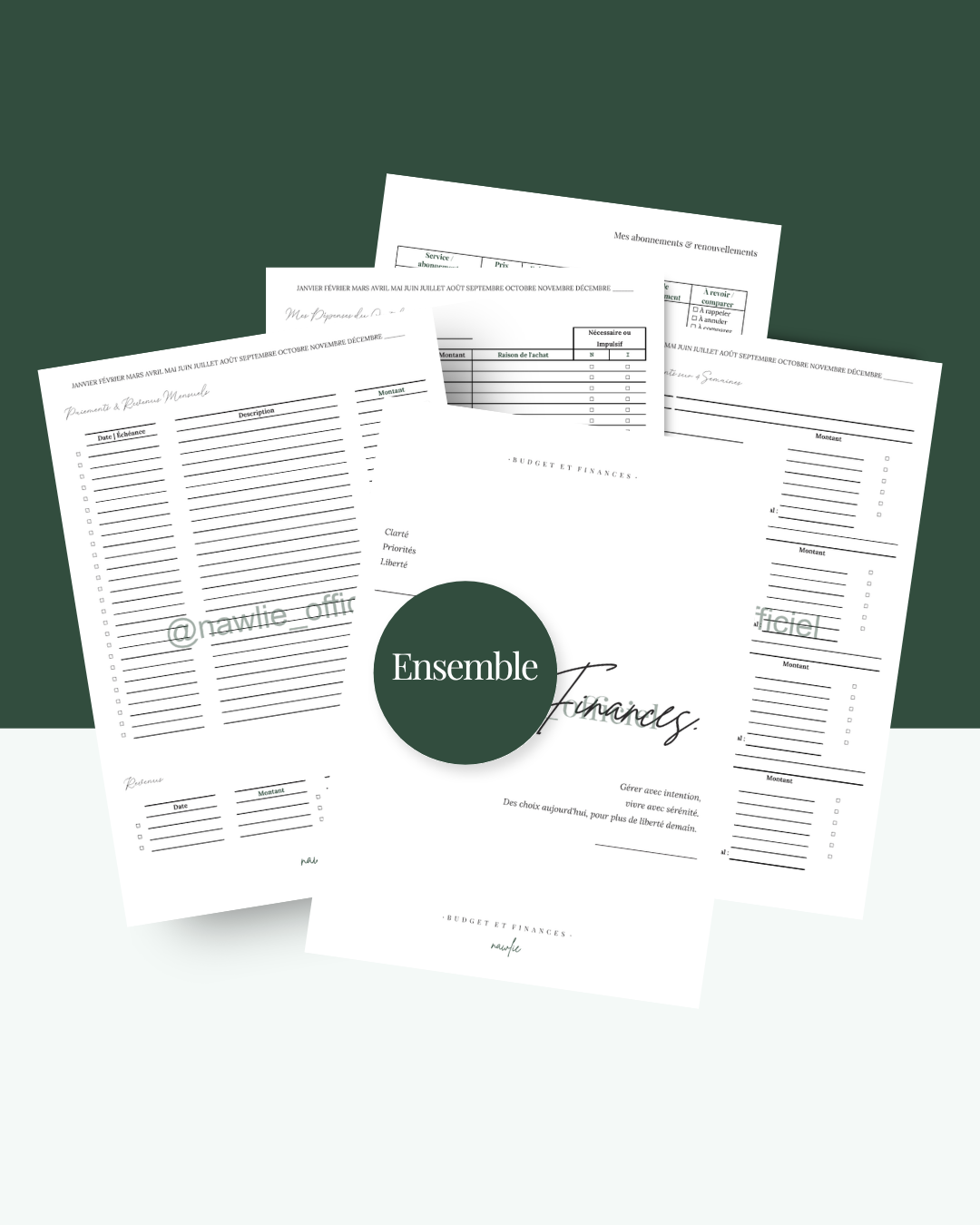 L'ensemble Finances