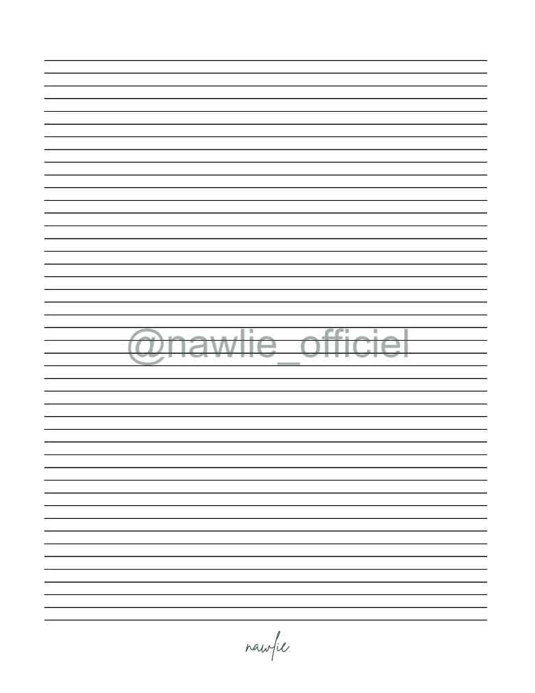 Lined Sheet