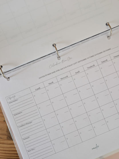 Calendrier bien-être