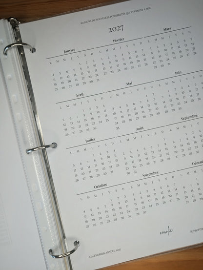 2027 Annual Calendar
