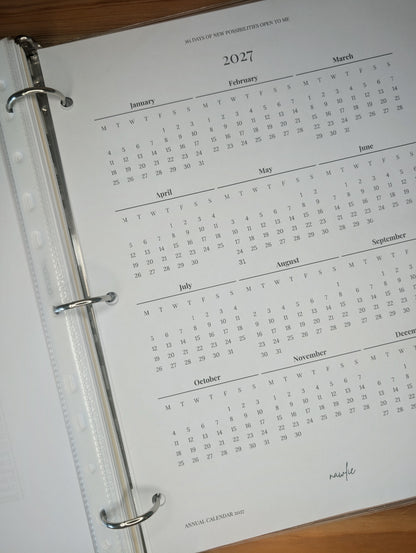 2027 Annual Calendar