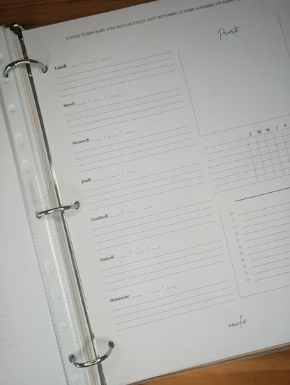 Weekly planner