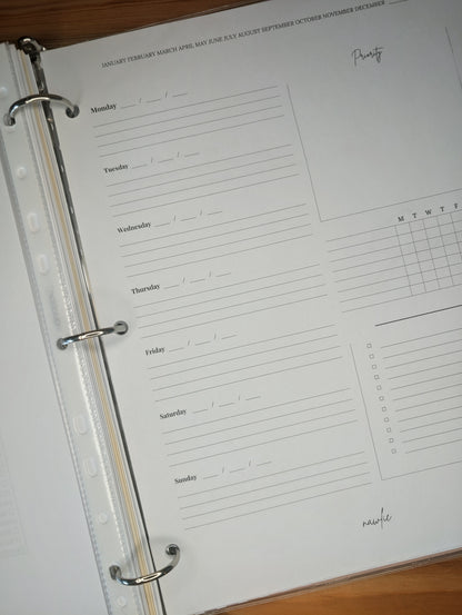 Weekly planner