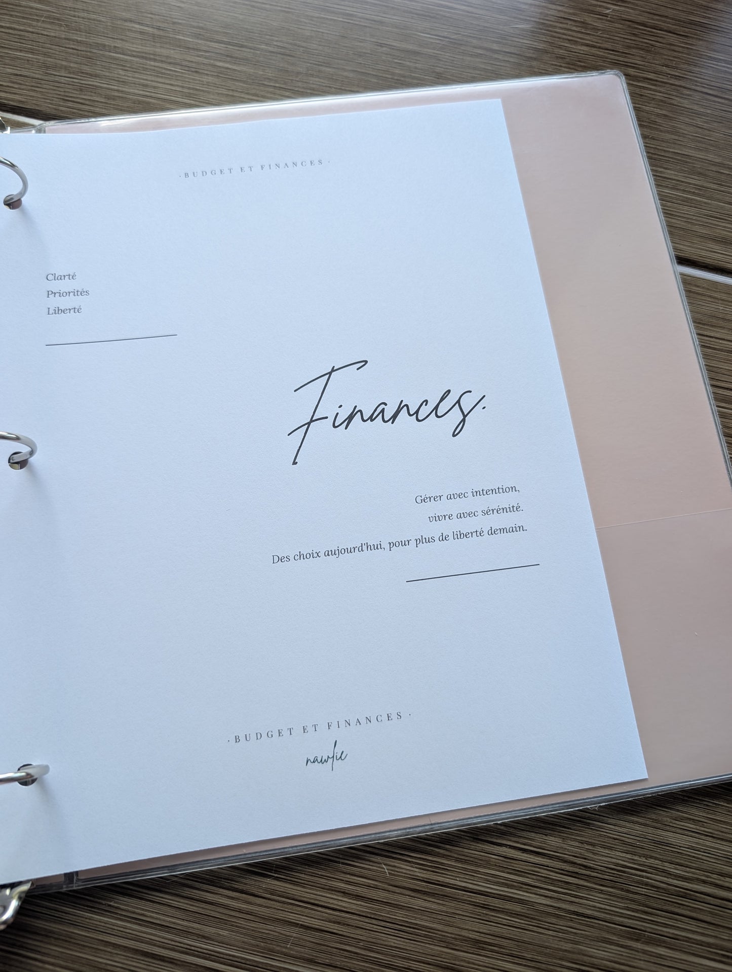 Page couverture de section | Budget et finances